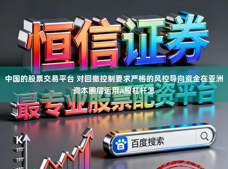 中国的股票交易平台 对回撤控制要求严格的风控导向资金在亚洲资本圈层运用a股杠杆怎