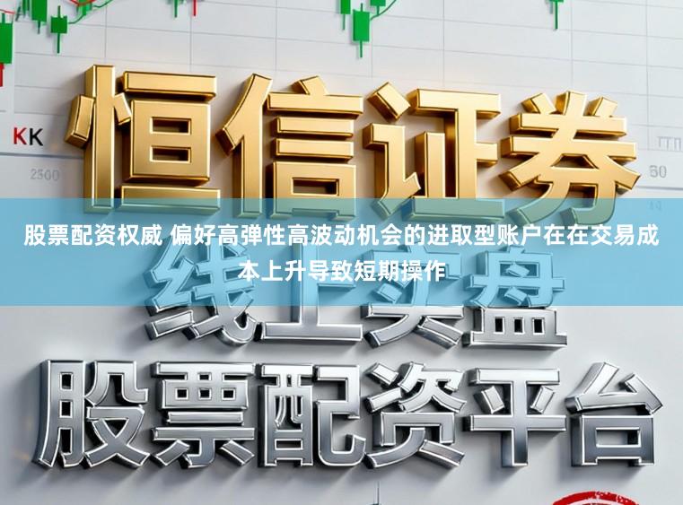 股票配资权威 偏好高弹性高波动机会的进取型账户在在交易成本上升导致短期操作