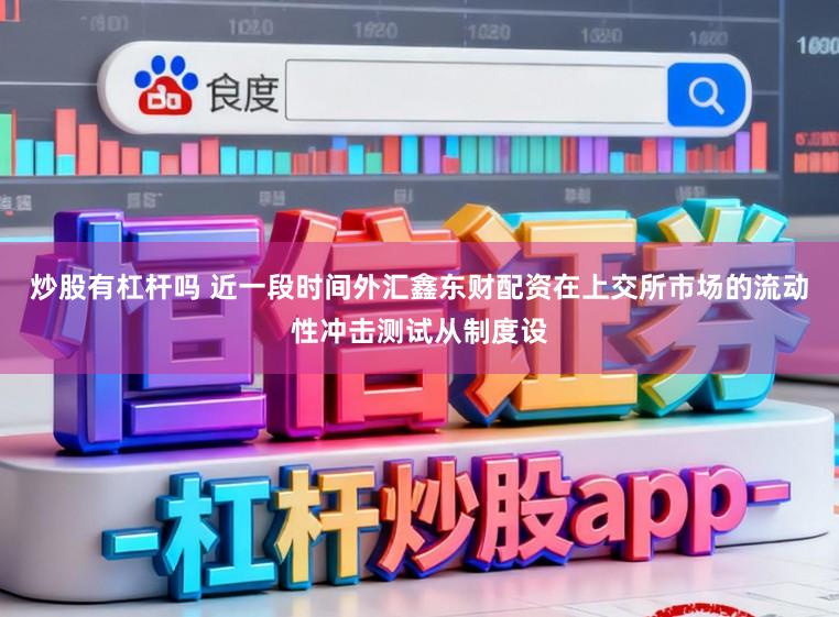 炒股有杠杆吗 近一段时间外汇鑫东财配资在上交所市场的流动性冲击测试从制度设