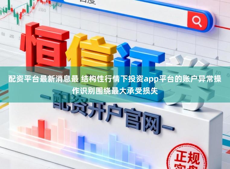 配资平台最新消息最 结构性行情下投资app平台的账户异常操作识别围绕最大承受损失